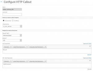 seting a NetScaler HTTP callout