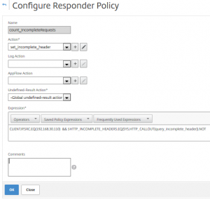 Policy querying NITRO for a certain value and storing it into a NetScaler variable