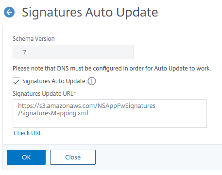 Citrix WAF Signatures Autoupdate2