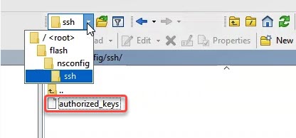 ssh keys on Citrix ADC / NetScaler