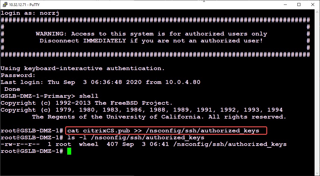 ssh copy key to another machine