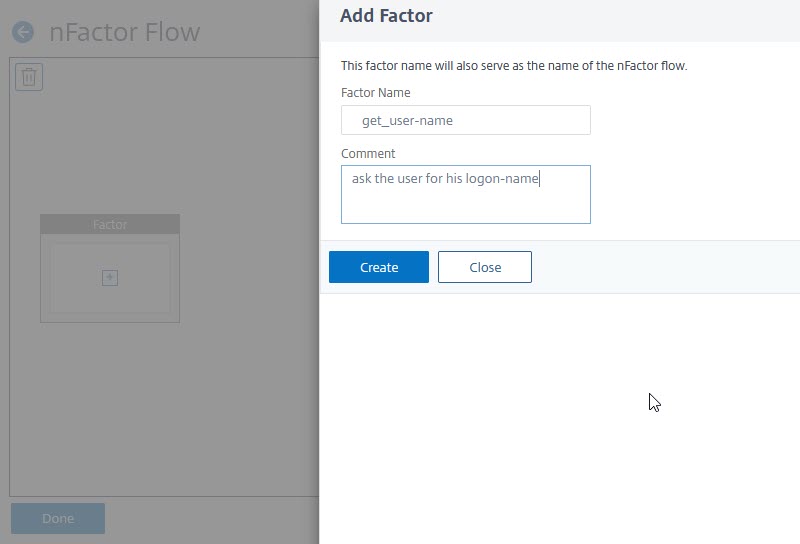 Creating a Citrix ADC / NetScaler n-factor flow 2
