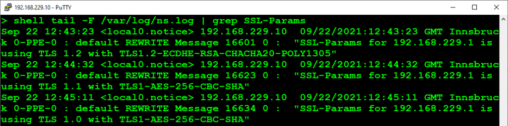 logging SSL connections and cyphers